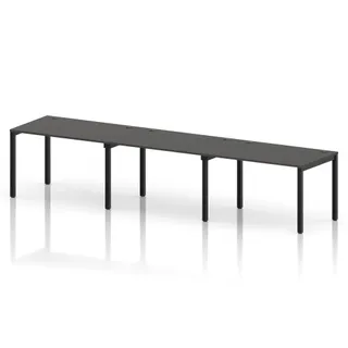 Impulse Single Row Bench Desk - 3 Person