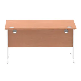 Impulse Straight Desk Cable Managed Leg