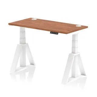 Air Height Adjustable Slimline Desk With Cable Ports
