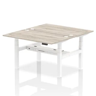 OE - Air Back-to-Back Height Adjustable Bench Desk - 2 Person