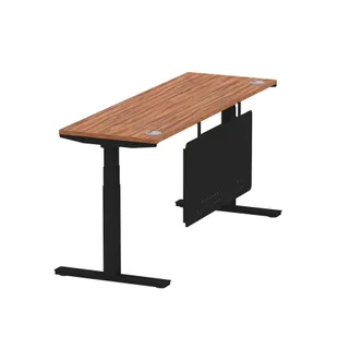 Air Height Adjustable Slimline Desk With Cable Ports