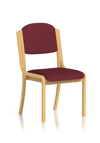 EE - Madrid Wooden Frame Visitor Chair with Arms