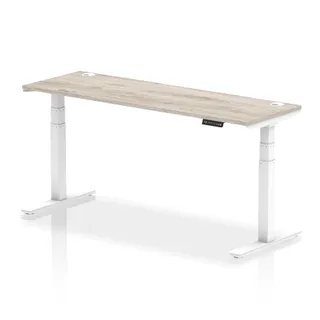 EE - Air Height Adjustable Slimline Desk With Cable Ports
