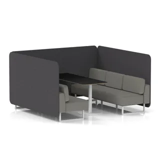 Brixworth Bench Booth in Two Tone