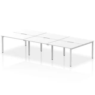 Evolve Plus B2B Bench Desk - 6 Person