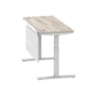 Air Height Adjustable Slimline Desk With Cable Ports