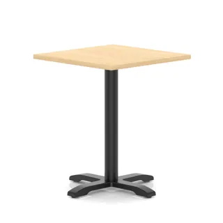 EE - Italia Square Poseur Table With Cross Base