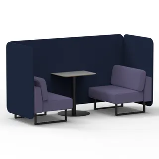 Brixworth Bench Booth in Two Tone