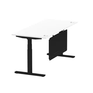 Air Height Adjustable Desk With Cable Ports
