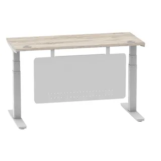 Air Height Adjustable Slimline Desk With Cable Ports
