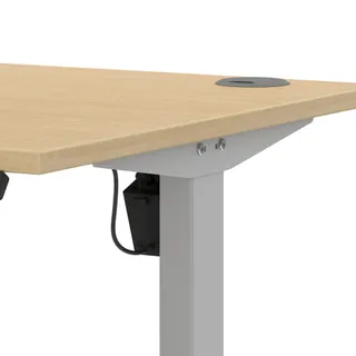 Air Lite Height Adjustable Desk With Cable Ports