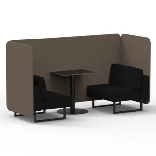 Brixworth Bench Booth in Two Tone