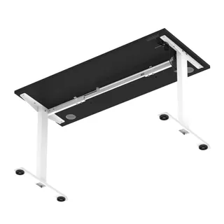 Air Lite Height Adjustable Slimline Desk With Cable Ports