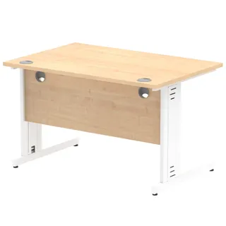 Impulse Straight Desk Cable Managed Leg