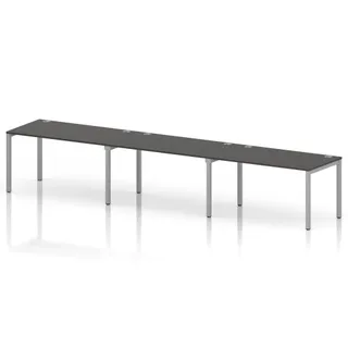 Impulse Single Row Bench Desk - 3 Person