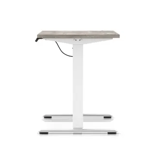 Air Lite Height Adjustable Slimline Desk With Cable Ports