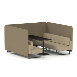 Brixworth Bench Booth in Two Tone