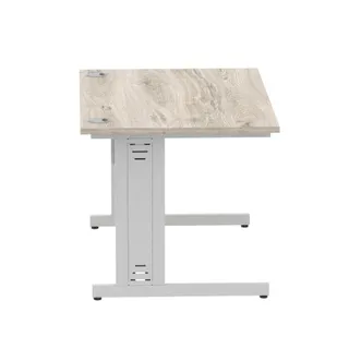 Impulse Straight Desk Cable Managed Leg