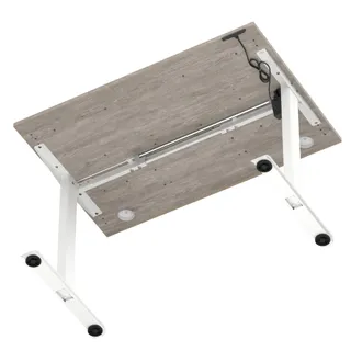 Air Lite Height Adjustable Desk With Cable Ports