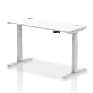 Air Height Adjustable Slimline Desk With Cable Ports