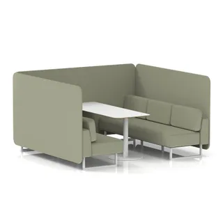 Brixworth Bench Booth in Single Tone