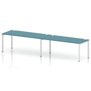 Impulse Single Row Bench Desk - 2 Person