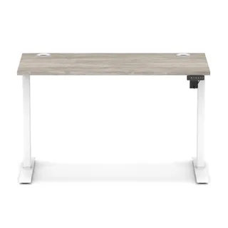Air Lite Height Adjustable Slimline Desk With Cable Ports