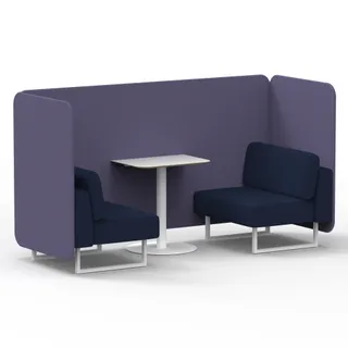 Brixworth Bench Booth in Two Tone