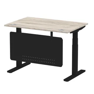 Air Height Adjustable Desk With Cable Ports
