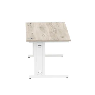 Impulse Straight Desk Cable Managed Leg