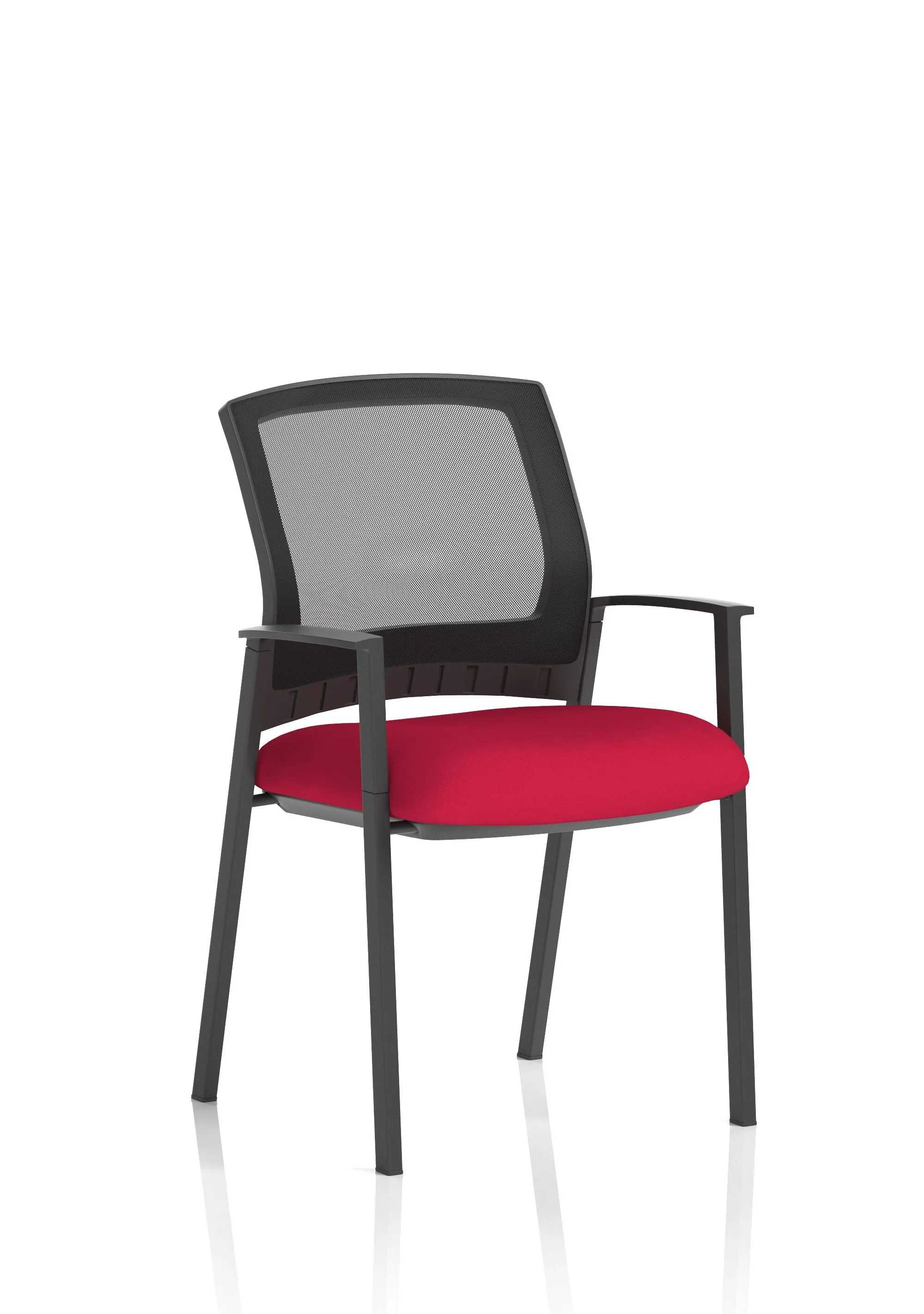 EE - Metro Medium Mesh Back Stacking Visitor Chair with Arms