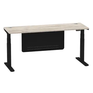 Air Height Adjustable Slimline Desk With Cable Ports