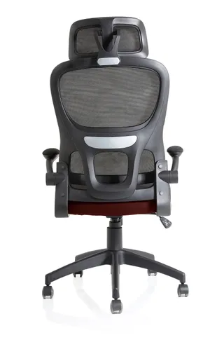 Iris Task Operator Mesh Back Fabric Seat With Headrest