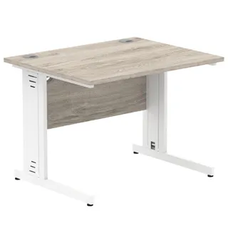 Impulse Straight Desk Cable Managed Leg