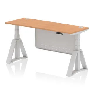 Air Height Adjustable Slimline Desk With Cable Ports