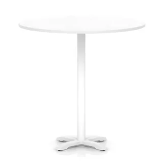 Italia Round Poseur Table With Cross Base