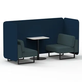 Brixworth Bench Booth in Two Tone