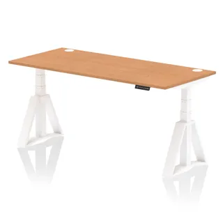 Air Height Adjustable Desk With Cable Ports