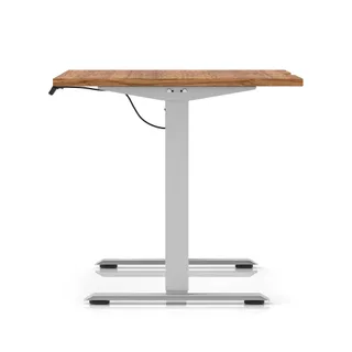 Air Lite Height Adjustable Desk With Scalloped Edge