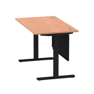 Air Height Adjustable Desk With Cable Ports