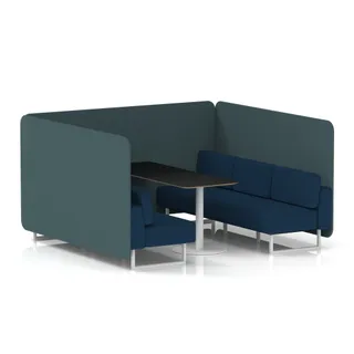 Brixworth Bench Booth in Two Tone