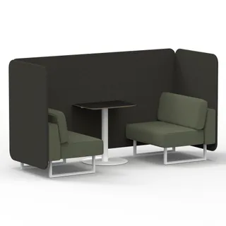 Brixworth Bench Booth in Two Tone