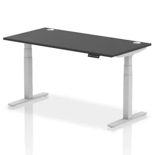 Air Height Adjustable Black Series Desk with Cable Ports