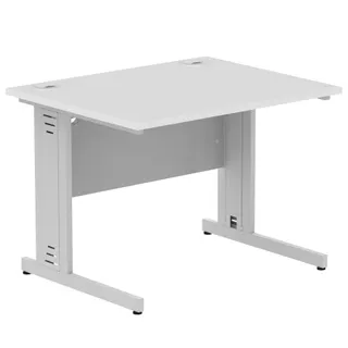 Impulse Straight Desk Cable Managed Leg
