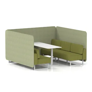 Brixworth Bench Booth in Two Tone