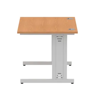 Impulse Straight Desk Cable Managed Leg