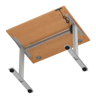 Air Lite Height Adjustable Desk With Cable Ports