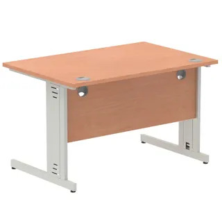 Impulse Straight Desk Cable Managed Leg
