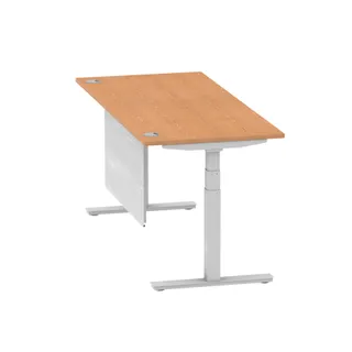 Air Height Adjustable Desk With Cable Ports