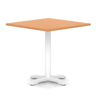 EE - Italia Square Poseur Table With Cross Base